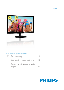 Bruksanvisning Philips 196V4LSB2 LED skärm