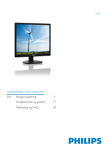 Brugsanvisning Philips 19S4QAB LED-skærm