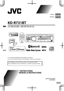 Handleiding JVC KD-R731BT Autoradio