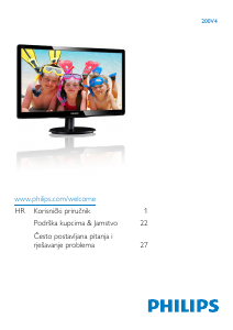 Priručnik Philips 200V4LSB LED zaslon