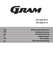 Brugsanvisning Gram KFI 3285-91 N Køle-fryseskab