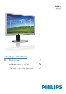 Käyttöohje Philips 220B4LPCB LED-näyttö