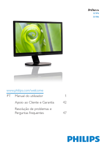 Manual Philips 221B6QPYEB Monitor LED