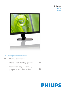 Manual de uso Philips 221B6QPYEB Monitor de LED