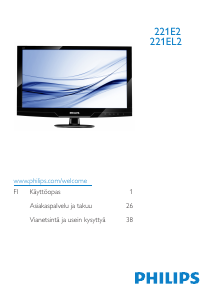Käyttöohje Philips 221EL2SB LED-näyttö
