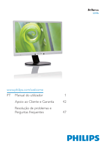 Manual Philips 221P6EPYEB Monitor LED