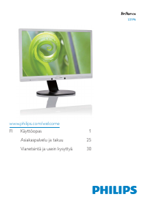 Käyttöohje Philips 221P6EPYEB LED-näyttö