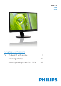 Instrukcja Philips 221P6QPYES Monitor LED