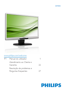 Manual Philips 221S3UCB Monitor LED