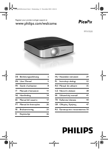 Bedienungsanleitung Philips PPX1020 PicoPix Projektor