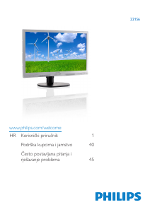 Priručnik Philips 221S6QSB LED zaslon