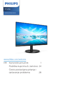 Priručnik Philips 221V8LD V Line LED zaslon