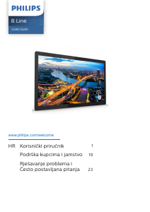 Priručnik Philips 222B1TFL B Line LED zaslon