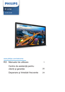 Manual Philips 222B1TFL B Line Monitor LED