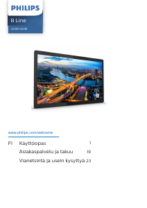 Käyttöohje Philips 222B1TFL B Line LED-näyttö