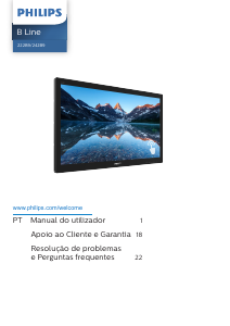 Manual Philips 222B9TN B Line Monitor LED