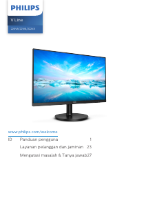 Panduan Philips 222V8LA V Line Monitor LED