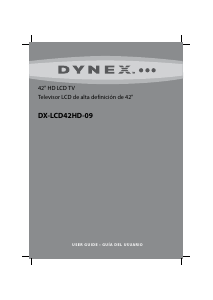 Handleiding Dynex DX-LCD42HD-09 LCD televisie