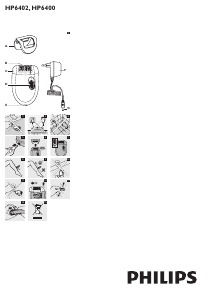 Mode d’emploi Philips HP6401 Satinelle Epilateur