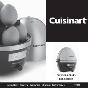 Bruksanvisning Cuisinart CEC10E Äggkokare