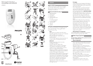 Bruksanvisning Philips HP6403 Satinelle Epilator