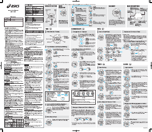 Handleiding Asics AR07 Sporthorloge