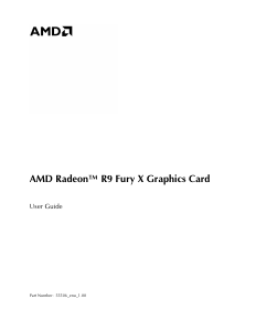Manual AMD Radeon R9 Fury X Graphics Card