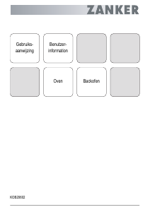 Handleiding Zanker KOB20602XK Oven