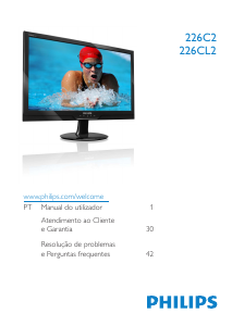 Manual Philips 226CL2SB Monitor LED