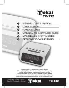 Manual Tokaï TC-132 Rádio relógio