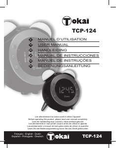 Manual Tokaï TCP-124 Rádio relógio