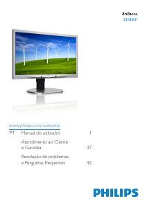 Manual Philips 231B4LPYCS Monitor LED