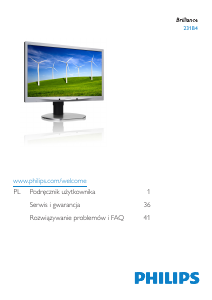 Instrukcja Philips 231B4QPYCS Monitor LED