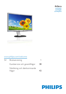 Manual Philips 231P4QRYEB LED Monitor