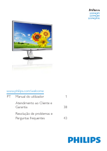 Manual Philips 231P4QRYES Monitor LED