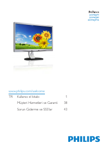 Kullanım kılavuzu Philips 231P4QRYES LED ekran