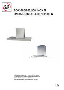 Manual de uso Soler and Palau ONDA CRISTAL-600 N Campana extractora