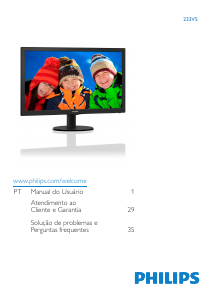Manual Philips 233V5LSB2 Monitor LED