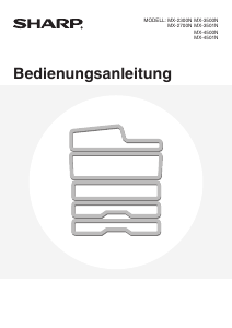 Bedienungsanleitung Sharp MX-3501N Multifunktionsdrucker