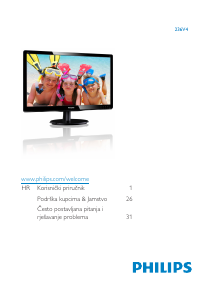 Bedienungsanleitung Philips 236V4LSB LED monitor
