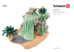 Handleiding Schleich set 42257 World of Nature Waterval