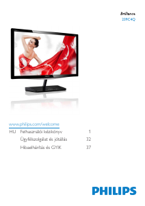 Használati útmutató Philips 239C4QSB LED-es monitor