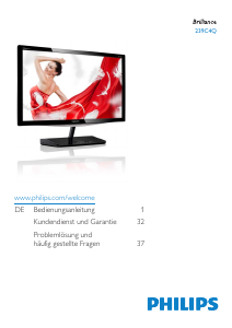 Bedienungsanleitung Philips 239C4QSB LED monitor