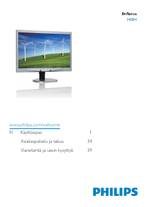 Käyttöohje Philips 240B4LPYNS LED-näyttö