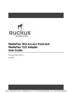 Handleiding Ruckus MediaFlex 7811 Access point