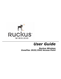 Manual Ruckus ZoneFlex 2942 Access Point