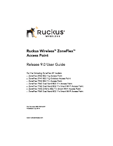 Handleiding Ruckus ZoneFlex 7363 Access point