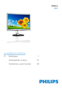 Käyttöohje Philips 240P4QPYNS LED-näyttö