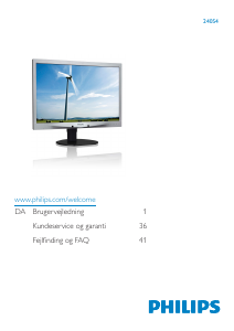 Brugsanvisning Philips 240S4LPMB LED-skærm