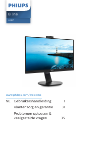 Handleiding Philips 241B7QUBHEB LED monitor